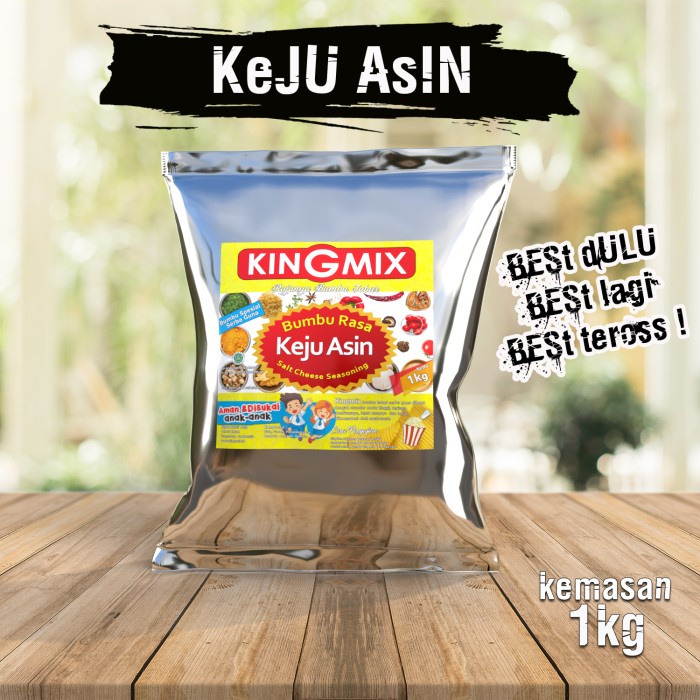 

N.E.W Bumbu Tabur Rasa Keju Asin KING MIX 1 KG