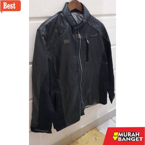 Jaket kulit pria terbaru- jaket Honda PCX one heart original