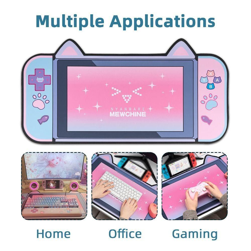 Populer Mouse Pad Office Pink Alas Meja Gaming Besar