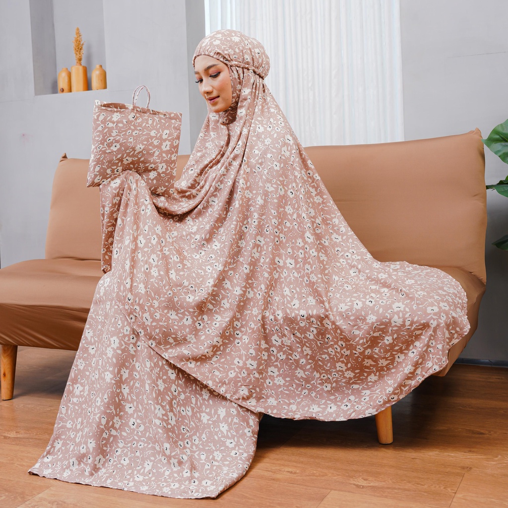 Mukena Dewasa Bali Katun Rayon CHERYL All Over By Putri Dania