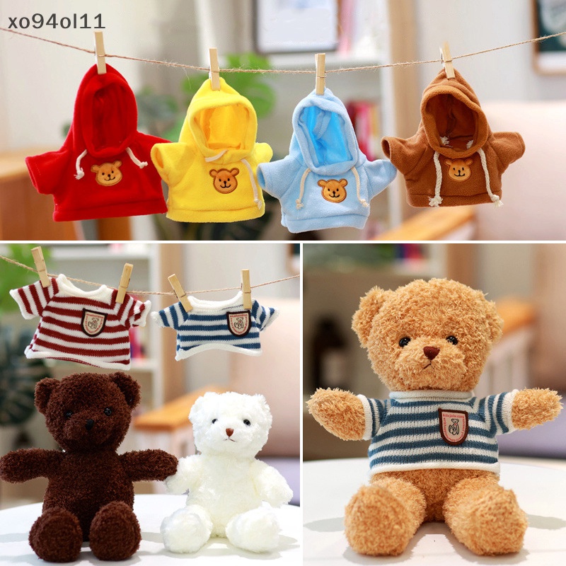 Xo 20cm 18styles Katun Beruang Tergantikan Pakaian Boneka Musim Dingin sweater Pakaian OL