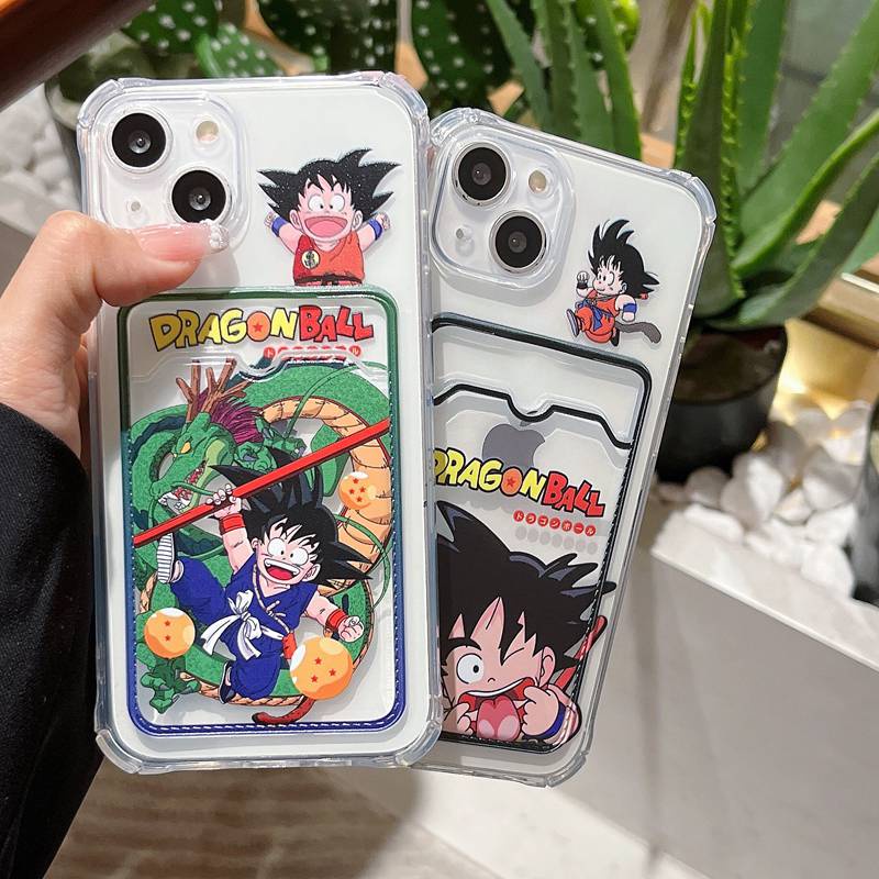 Card Case Dragon Ball Wukong Soft Case HP iP iPhone 14 13 12 11 Pro X XS XR Max 7 8 + Plus Boy Man FTD Casing Apple