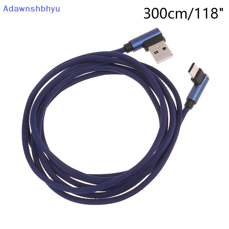 Adhyu usb Type c 90derajat Pengisian Cepat usb c Kabel Tipe-c data Cord Charger usb-c ID