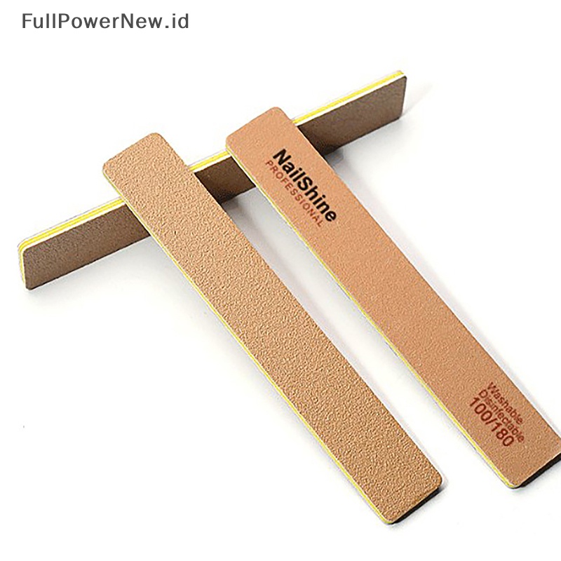 Power Nail File100 /180Alat Nail Buffer Double Side Untuk Manicure Pedicure Gel Polish ID