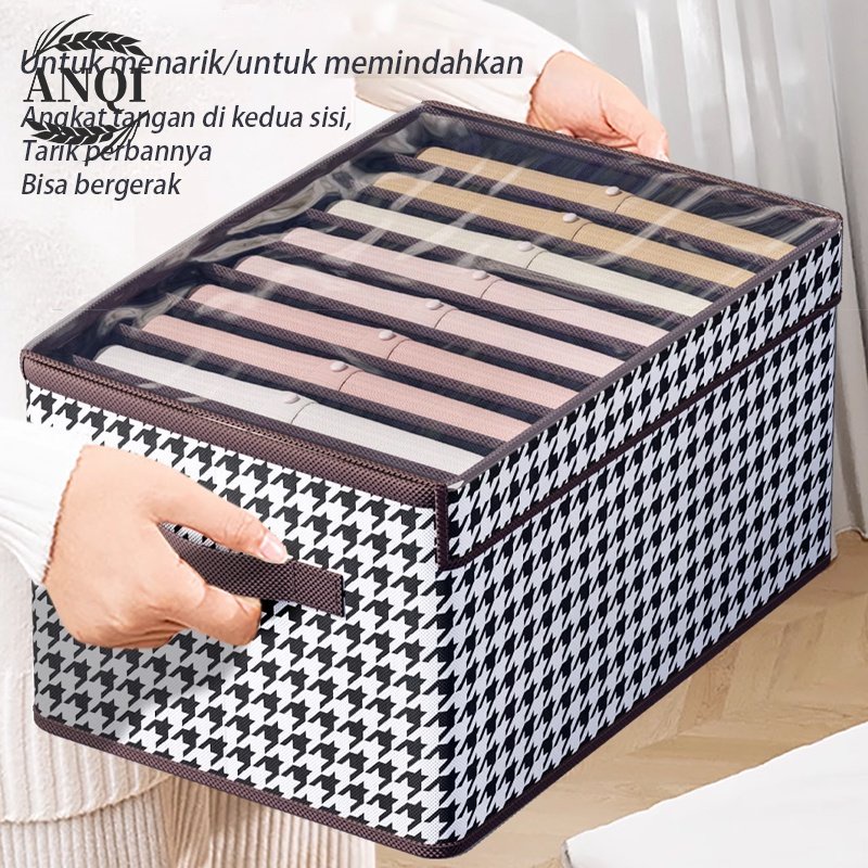 ANQI 1888 Storage Box / Baju Tempat Penyimpanan Pakaian / Keranjang multifungsi  VS-142