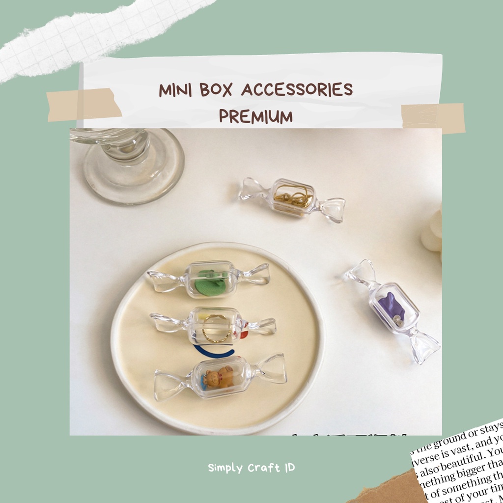 Simply Craft ID - KOTAK KECIL SIMPAN MEMORY CARD EARPLUG / KOTAK PLASTIK SERBA GUNA / MINI BOX AKSESORIS / KOTAK ORGANIZER MINI