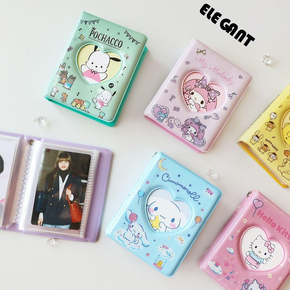 [Elegan] Album Foto 3inch Mainan Lucu Untuk Anak Perempuan Kuromi Photocard Holder Koleksi Foto Mini Binder Gift Cards Collect Book