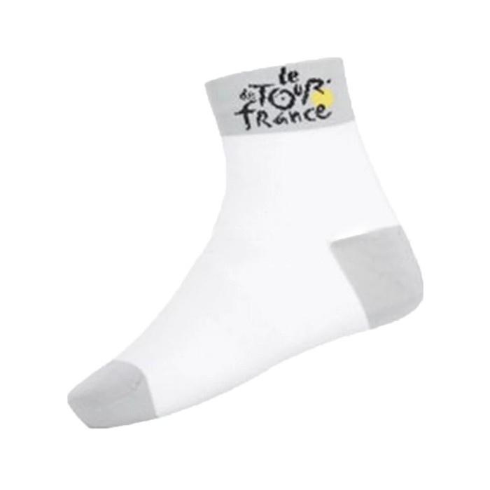 KAOS KAKI SEPEDA IMPORT TDF WHITE IMPORT - TOUR DE FRANCE - 100% KATUN