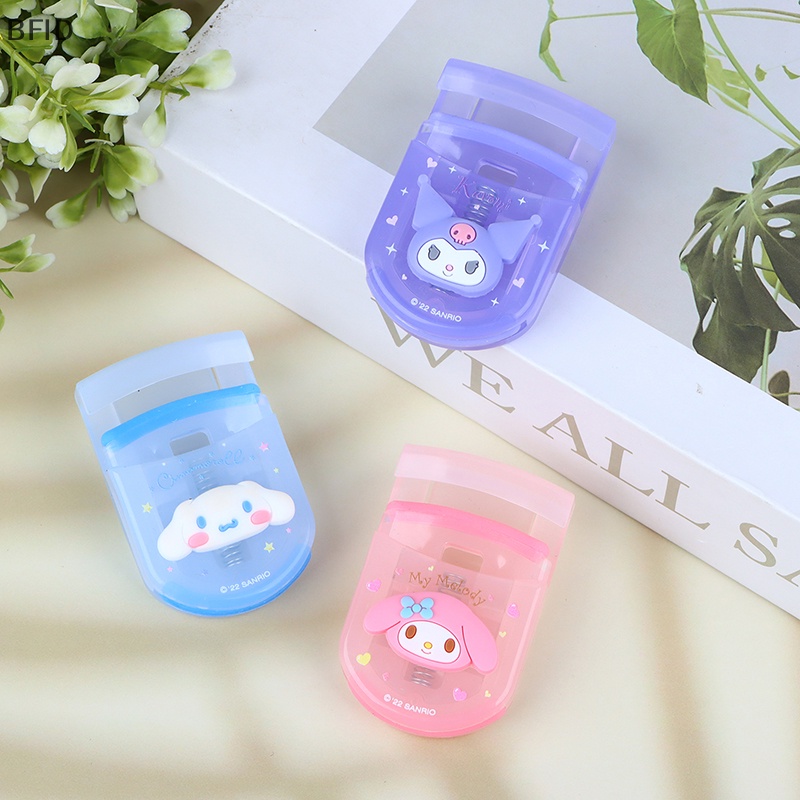 [BFID] 1pc My Melody Cinnamoroll Kuromi Portable Curling Eyelash Anime Sanrioed Pengeriting [ID]