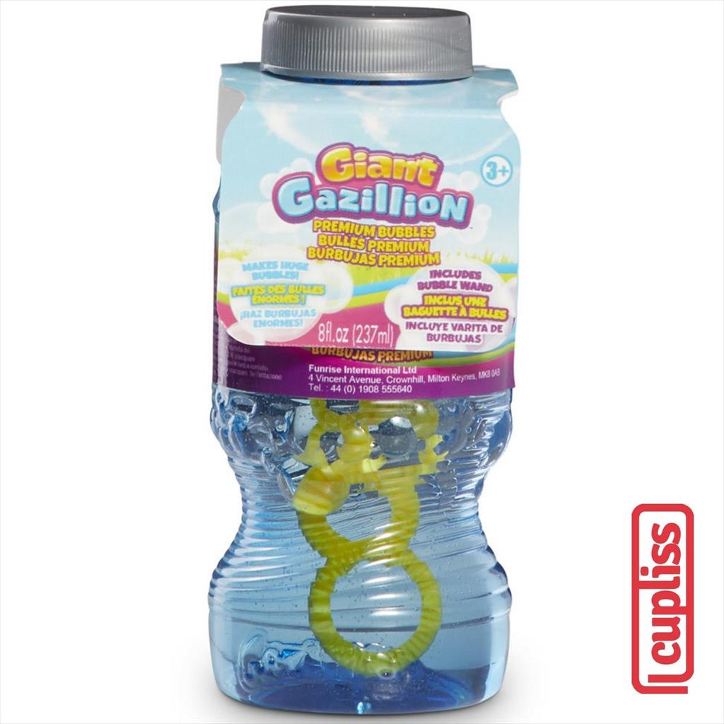 Funrise Gazillion 36296 237 ml Giant Bubble Solution Refill Bubbles Frobble