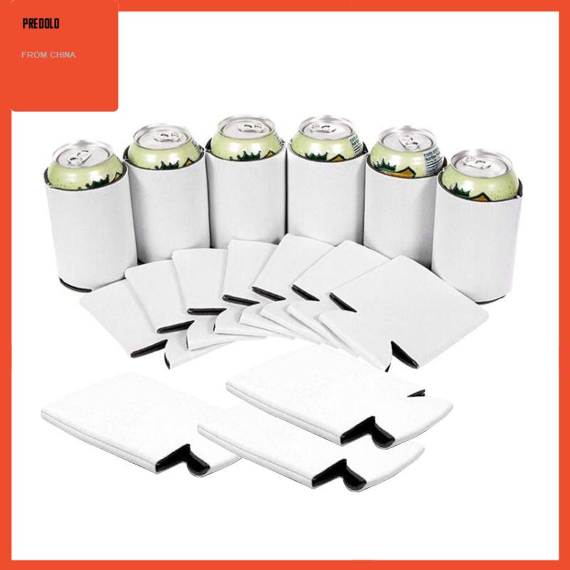 [Predolo] 10pcs Slim Beer Can Coolers Sleeves Insulated Cans Cooling Covers