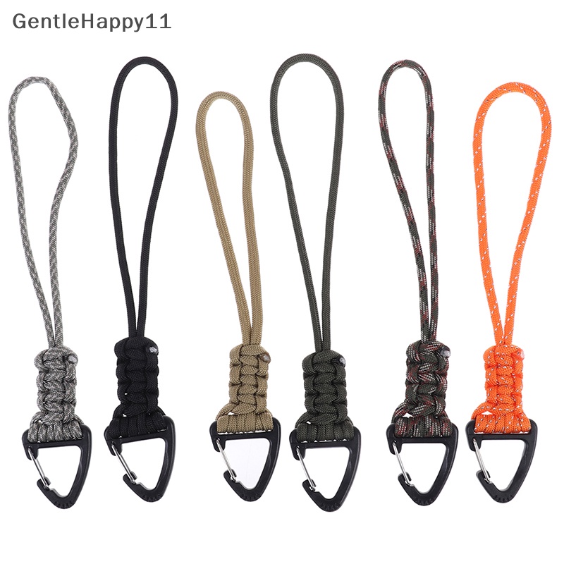 Gentlehappy Handmade Paracode Braided Tactical Gear Lanyard Dengan Klip Survival Lanyard Cord id