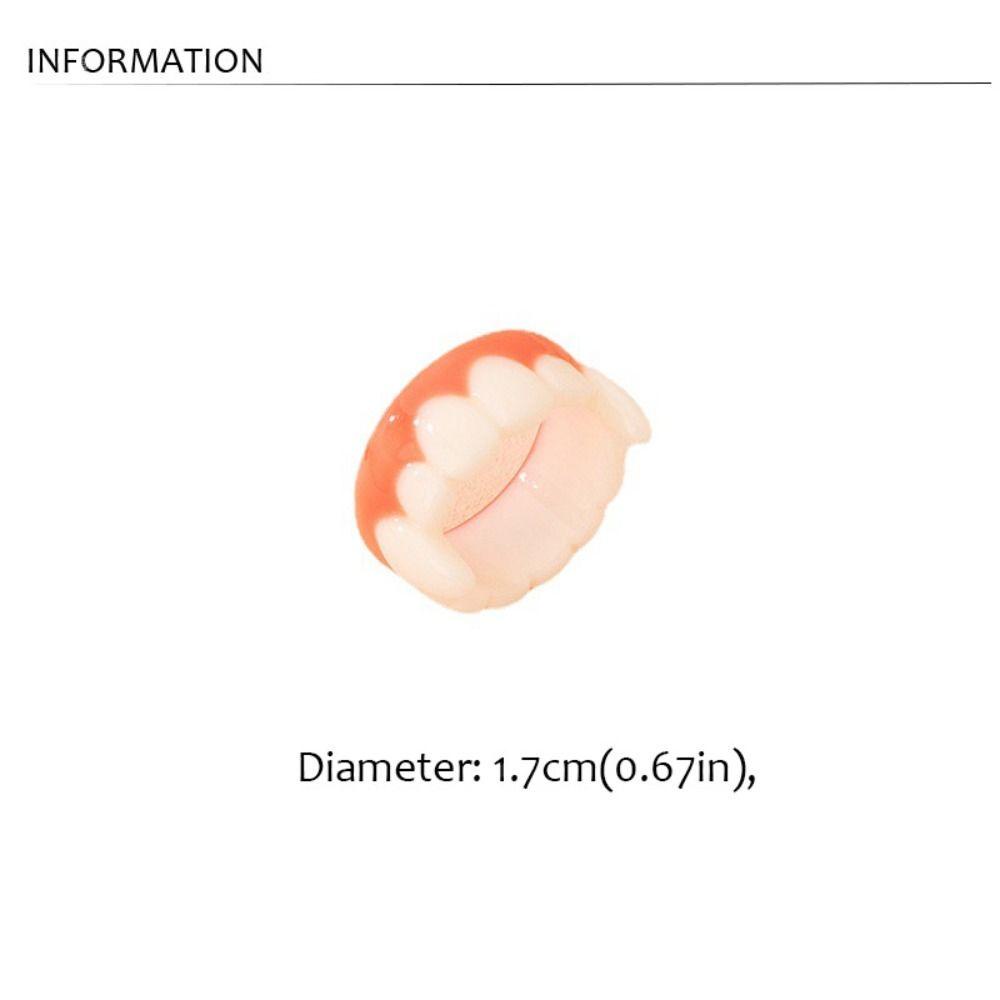 Mxbeauty Cincin Resin Aesthetic Fashion Logam Behel Wajah Manusia Cincin Yang Dapat Disesuaikan Cincin Jari Cincin Lucu Untuk Aksesoris