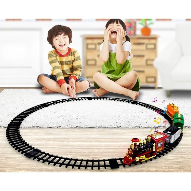 Mainan Anak CHOOCHOO SUPER TRAIN Kereta Api Mengeluarkan Asap CHOOCHOO