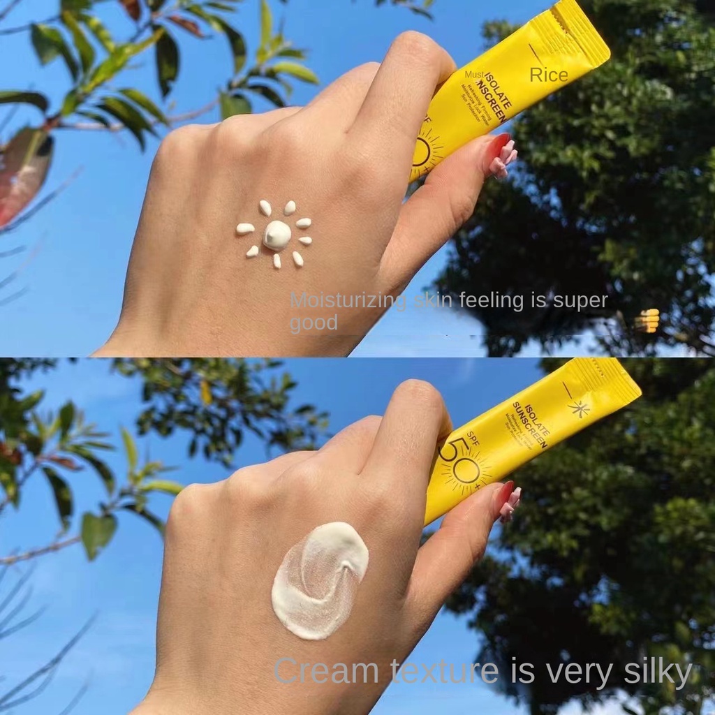 Sunscreen Gel SPF 50+  PA+++ UVA/UVB Protection Face Body Sunblock Cream Skin Care Isolate 20pc/box