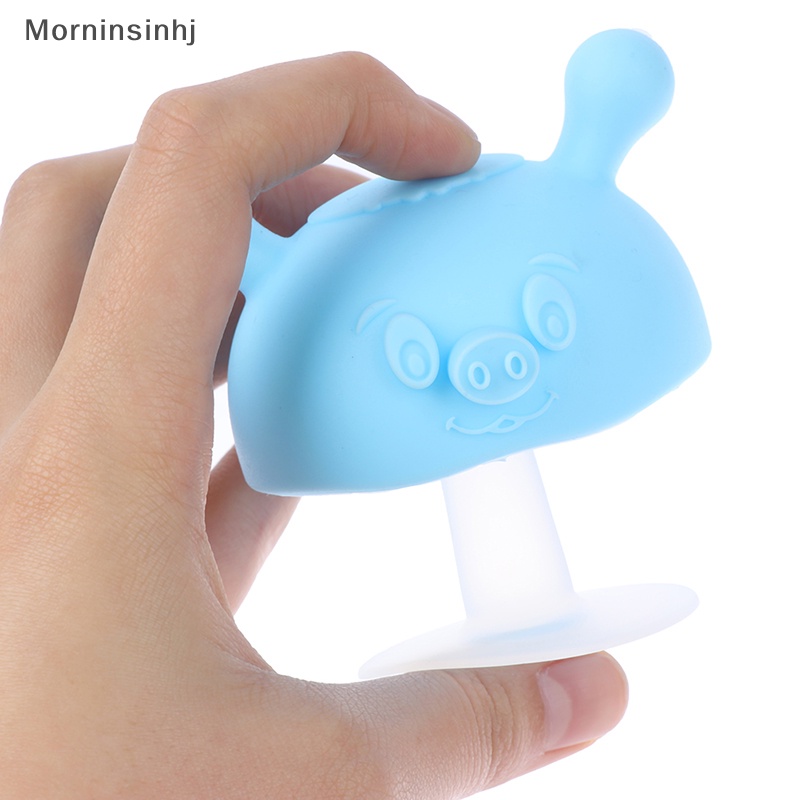 Mornin Baby Silicone Teethers Kartun Jamur Tumbuh Gigi Kunyah Teethers id