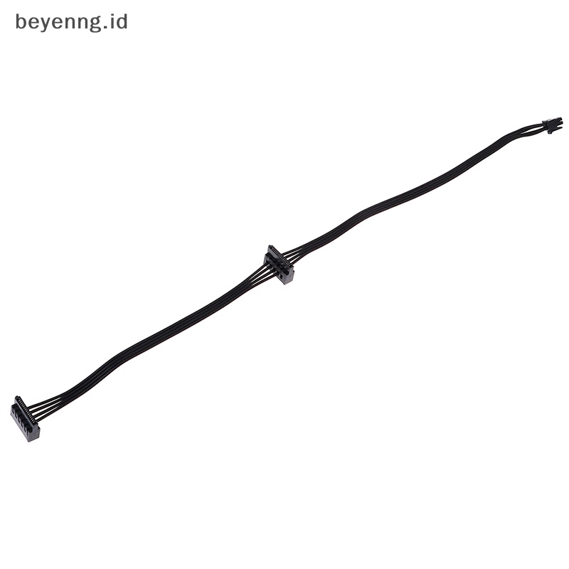 Beyen 1Pc 45CM mini 4pin Ke 2kabel power supply SSD Sata Untuk lenovo M410 M610 M415 ID