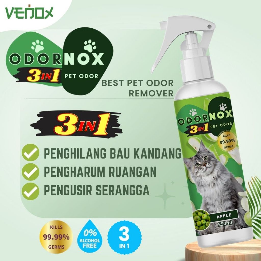 Odornox Venox Penghilang Bau Kandang Pengharum Ruangan Kandang Pet