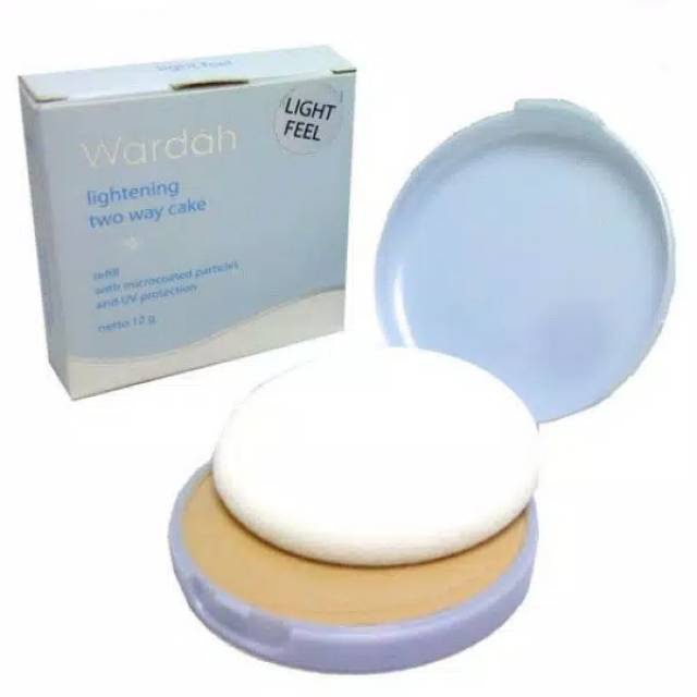 GKT - TERMURAH - Refil Wardah Lightening  Two Way Cake Spf  15 Light Feel / GROSIR TERMURAH