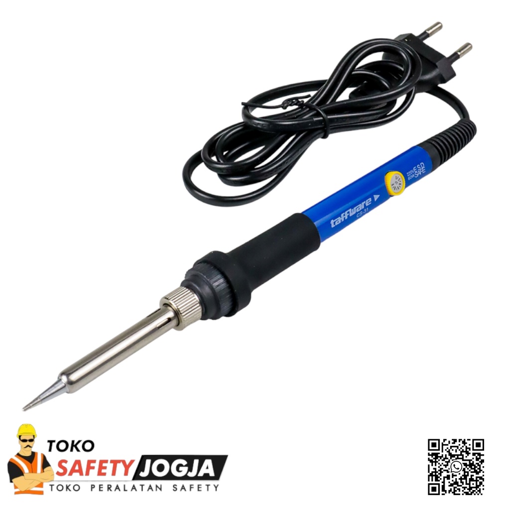 Taffware Solder Iron Adjustable Fast Heating 60W CS 31 Black