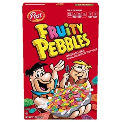 

Post Fruity Pebbles Cereal Large Size 425gr - Sereal Fruity Pubbles - Sereal rasa buah