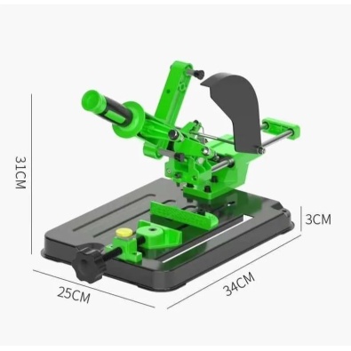 Stand Sliding Gerinda Wide Cutting Grinder Stand Holder Miter Dudukan Mesin Gerinda Terbaru 125mm