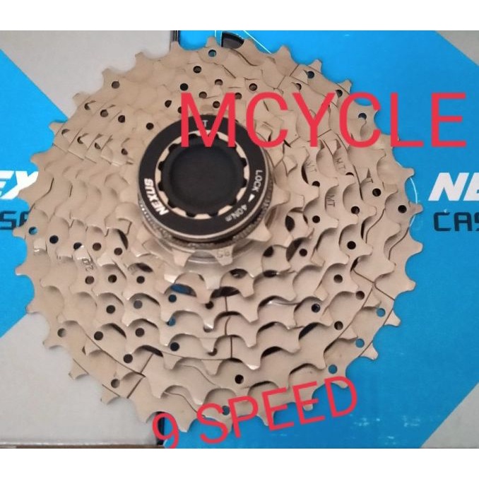 Sprocket Cassete Sepeda Nexus 9 speed 11-34 T bisa buat lipat dan mtb
