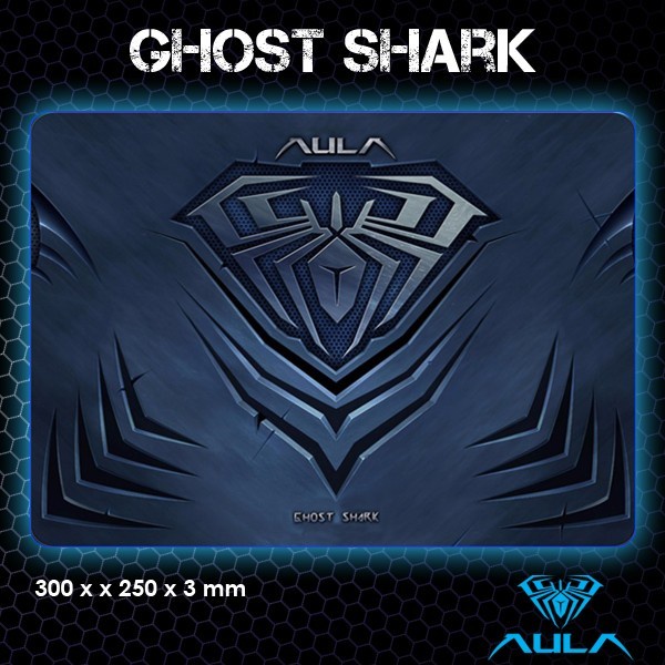 Aula Ghost Pad/Ghost Shark Mousepad Gaming Anti Slip 300 x 250 x 3mm