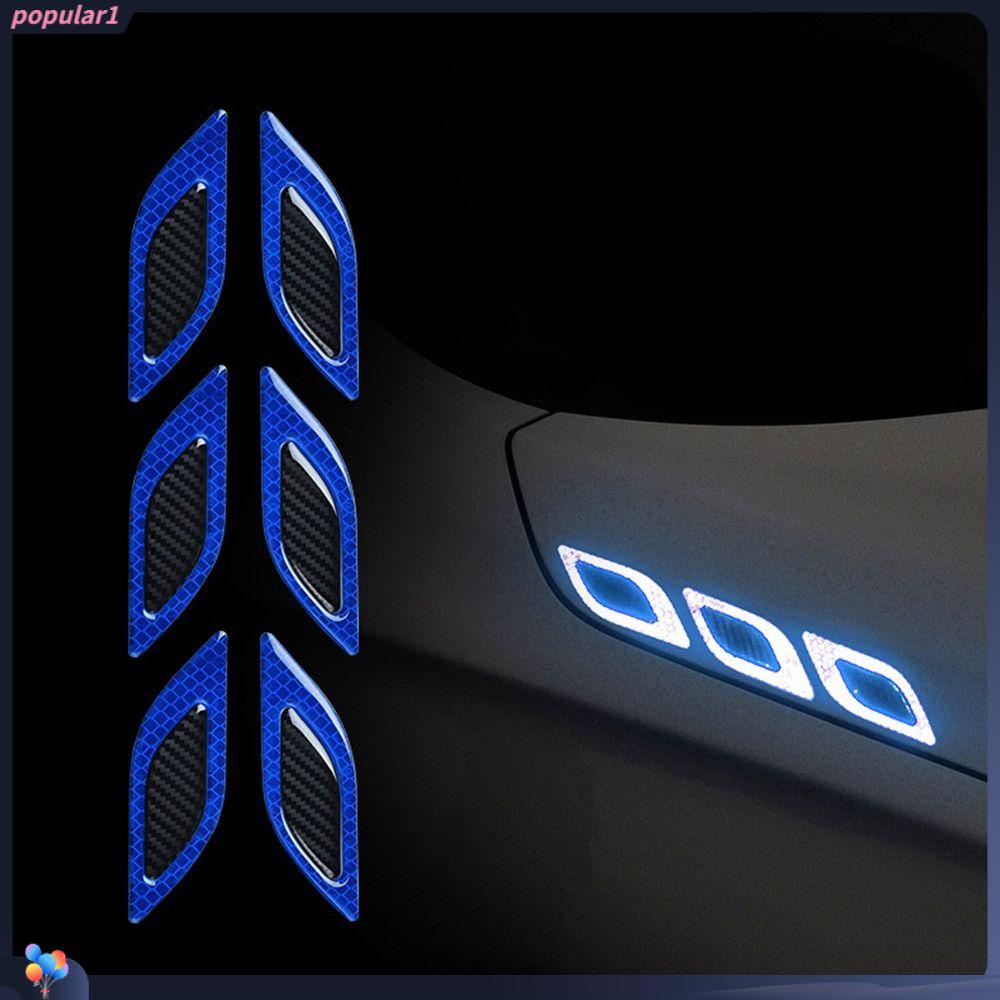 POPULAR 12pcs /Set Stiker Reflektif Mobil Untuk Motor Self-adhesive Luminous Sign Tape