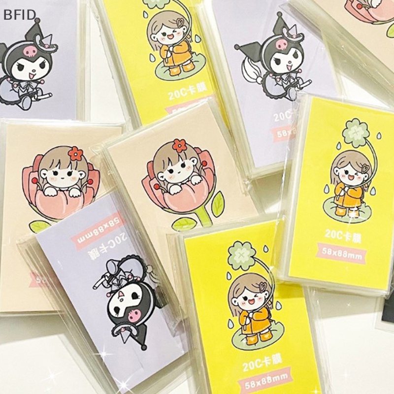 [BFID] 20pcs Card Sleeves Clear Acid free-No CPP HARD Photocard Pelindung Horaphic [ID]