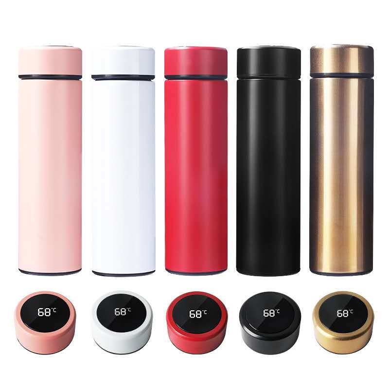 Termos air panas dengan LED temperatur suhu kualitas import ukuran 500ml harga grosir bisa cod