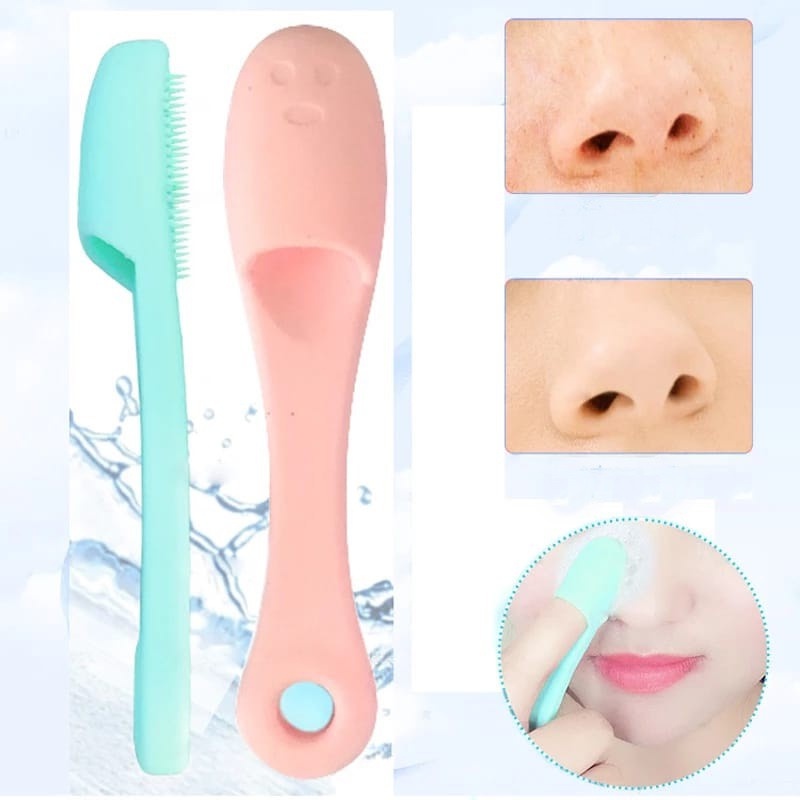 Sikat Pembersih Wajah Penghilang Komedo / Silikon Finger Brush Stick Removal / Brush Cuci Muka 1280