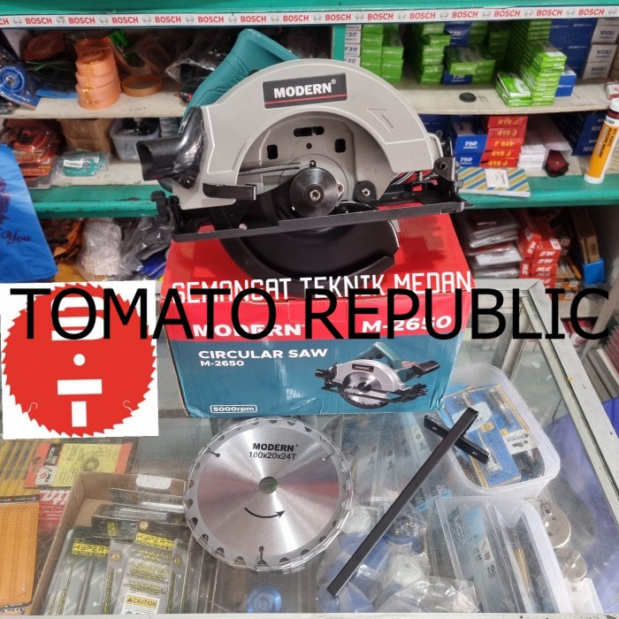 Murah M-2650 MESIN BELAH POTONG KAYU CIRCULAR SAW 7" 7 " MODERN M 2650 M2650 BGM451