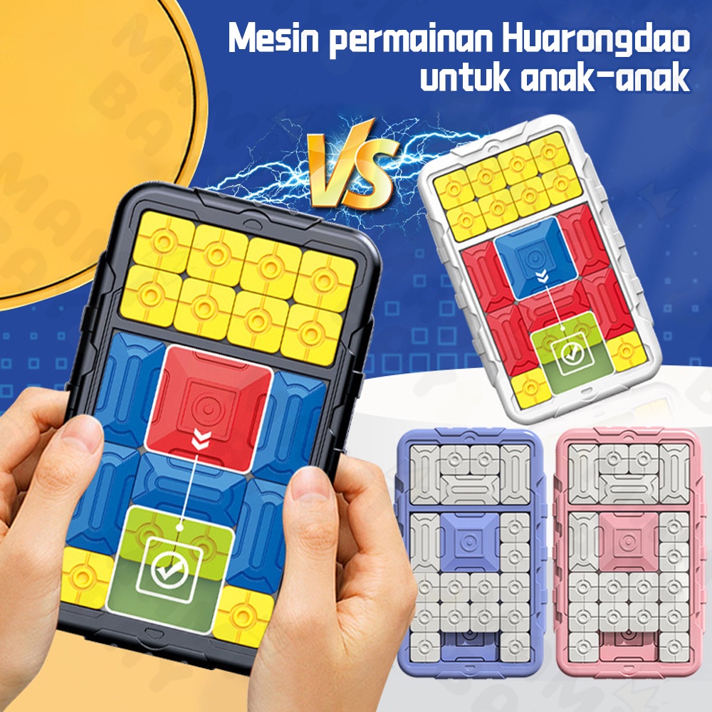 Mamibayi Puzzle Geser Model Huarong Road Mainan Edukasi Anak Bayi Sliding Puzzle