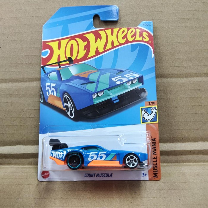 Hotwheels Count Muscula Biru - Lot J 2023