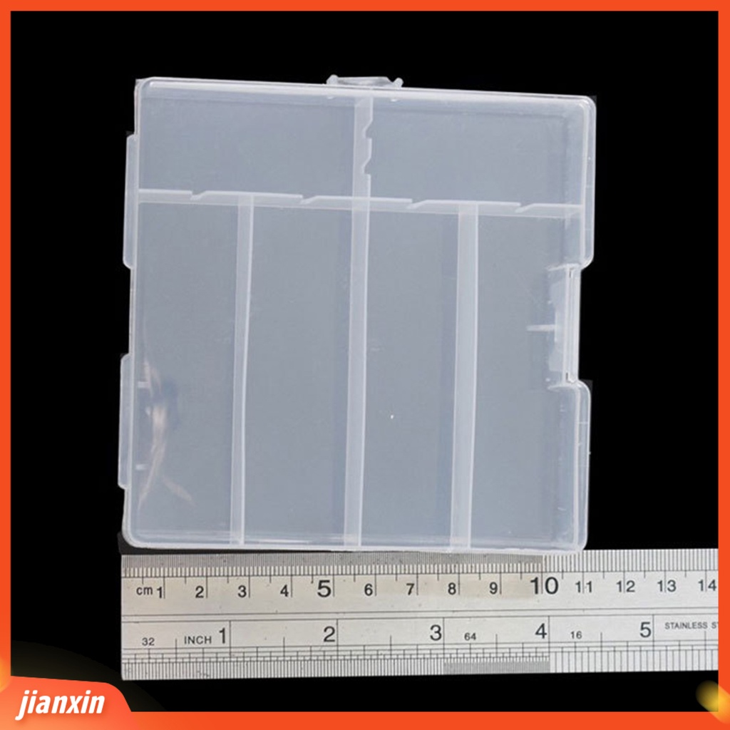 (In Stock) Tool Box Plastik Reusable Anti Debu Pakai Resiatant Kotak Aksesoey Pancing Bening Untuk Outdoor