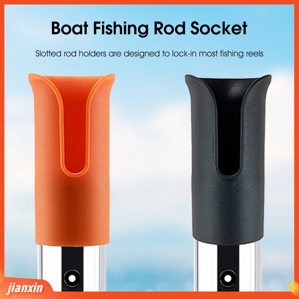 (In Stock) 1Pc/1 Set Slotted Bracket Joran Pancing Bulat Lubang Tunggal Penahan Pancing Tahan Karat Untuk Perahu