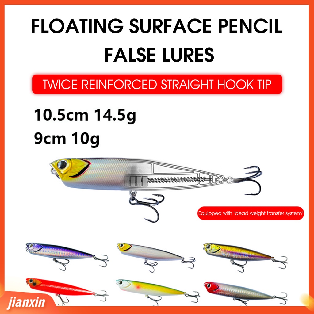 (In Stock) Umpan Palsu Apung Semua Area Air Reflektif Tahan Korosi Popper Umpan Pancing