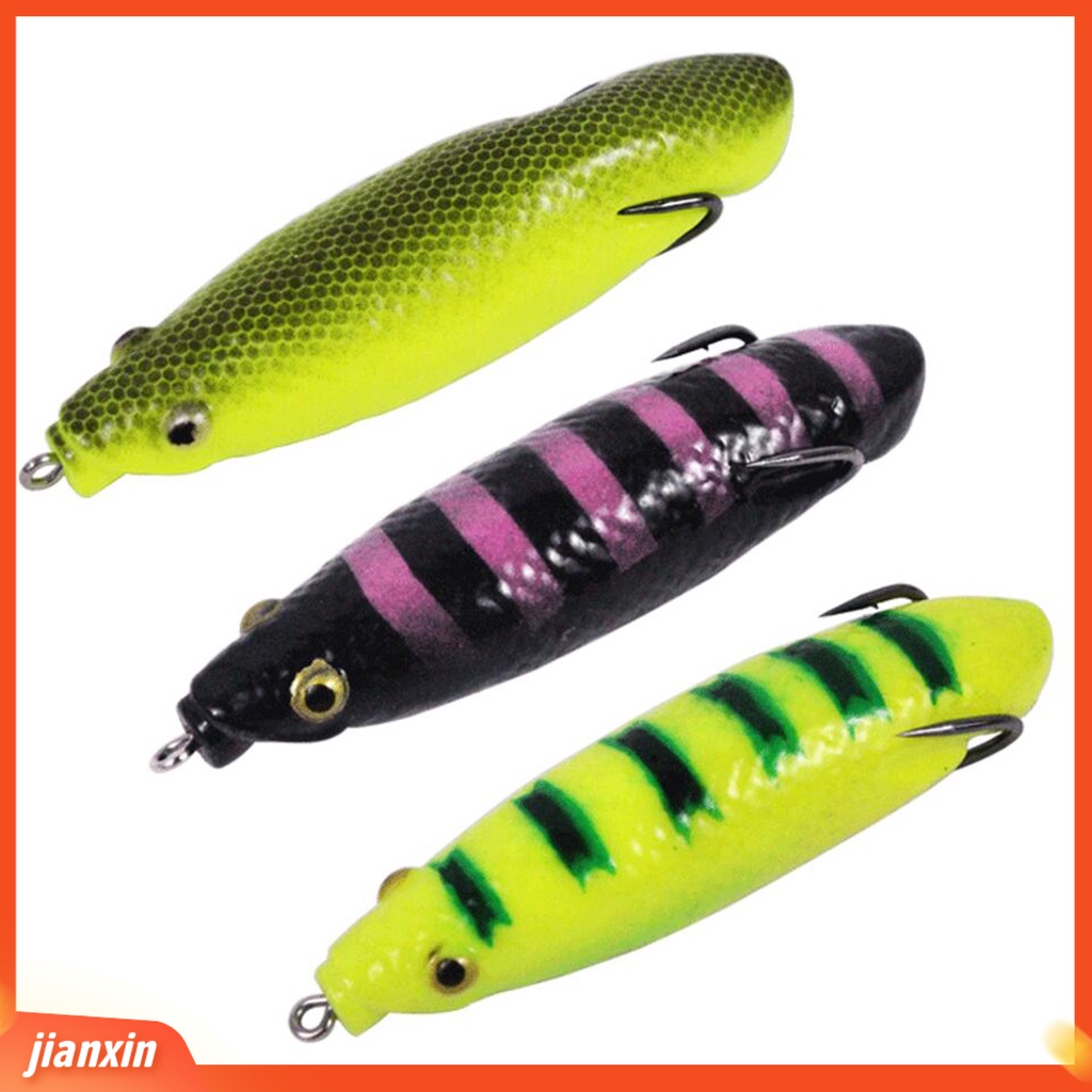 (In Stock) 9cm Pemikat Pancing Penampilan Realistis Kait Ganda 3D Mata Panjang Simulasi Kodok Topwater Umpan Buatan Peralatan Memancing