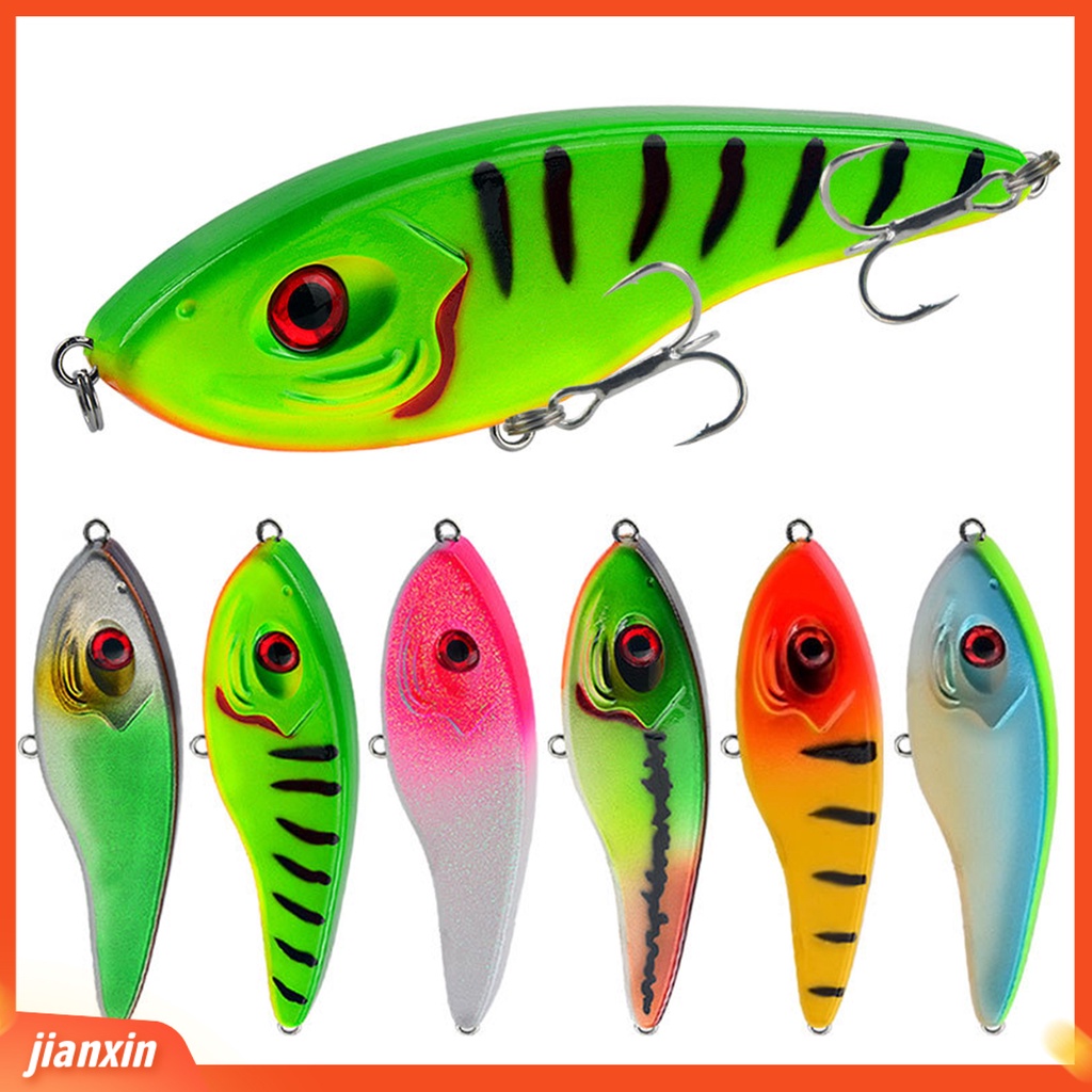 (In Stock) 145mm /54g Lure Bait 2kait Tiga Vibrant Ring Manik Tenggelam Vib Tajam Barb Anti-Oksidan 3D Fisheyes Umpan Buatan Untuk Outdoor