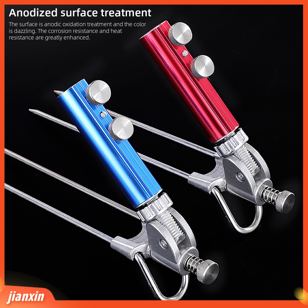 (In Stock) Holder Joran Pancing Adjustable Bahan Aluminium Alloy Braket Batang Universal Untuk Ikan Gurame