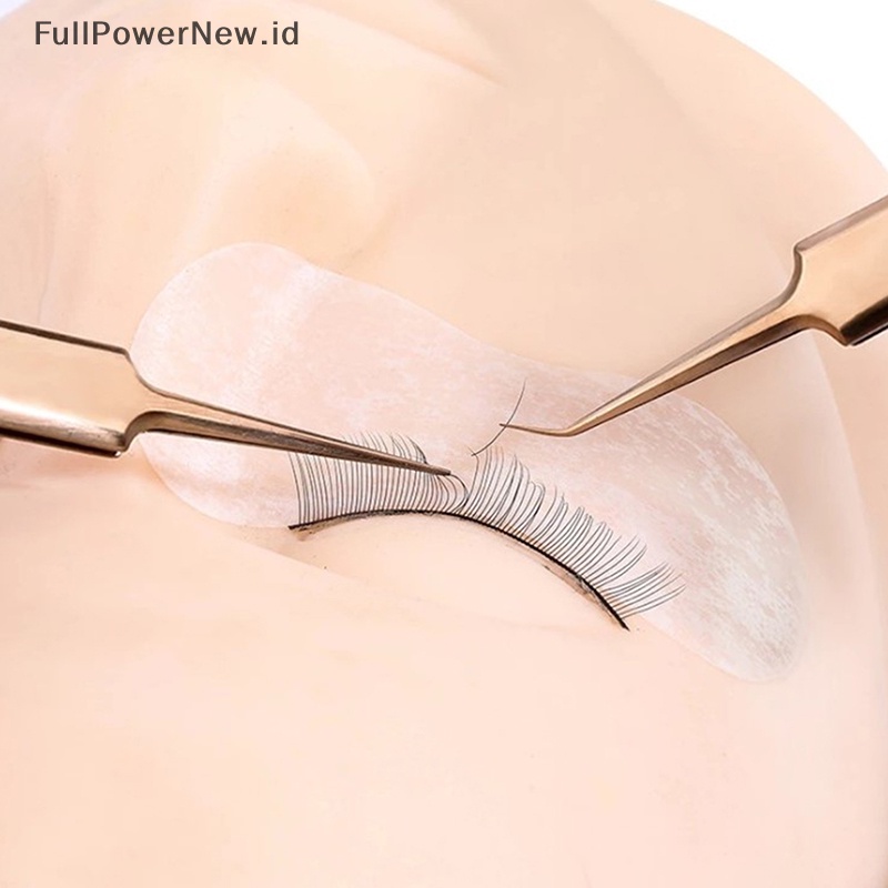 Power Pinset Stainless Steel Gold Blue Untuk eyelash extension high-precision eyelash ID