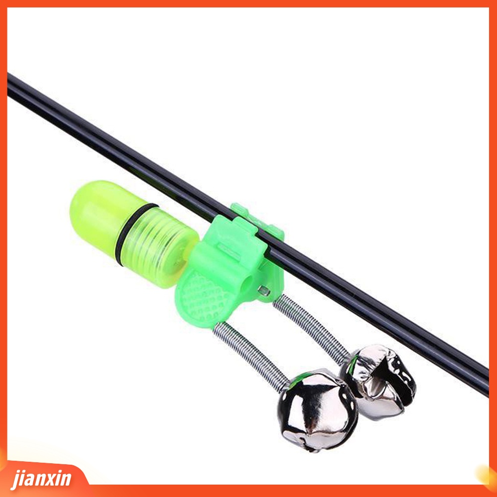 (In Stock) LED Light Night Fishing Lamp Luminous Stick Bell Ring Bite Alarm Aksesoris