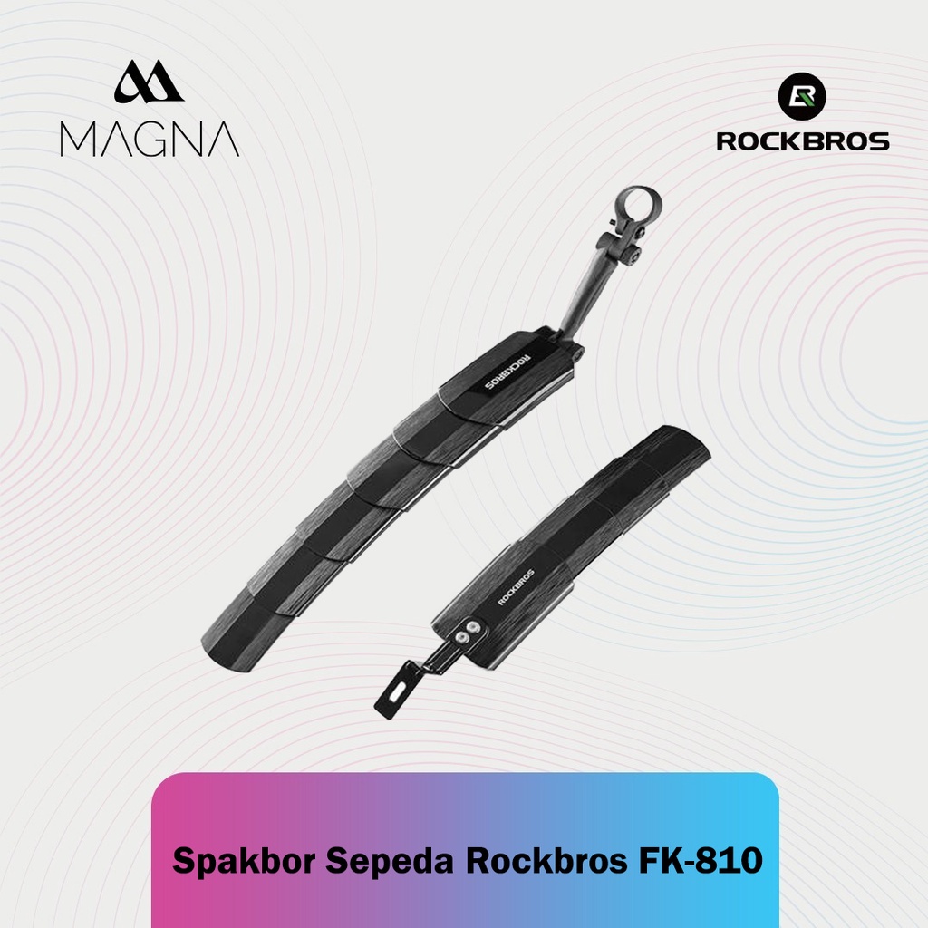 Slebor Spakbor Sepeda Rockbros FK810 Depan Belakang Ultralight Retractable Portable Roadbike Bicycle