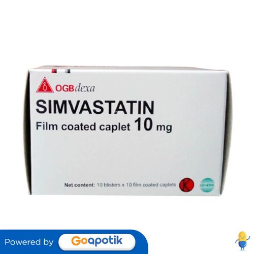 Simvastatin Ogb Dexa Medica 10 Mg Box 100 Tablet