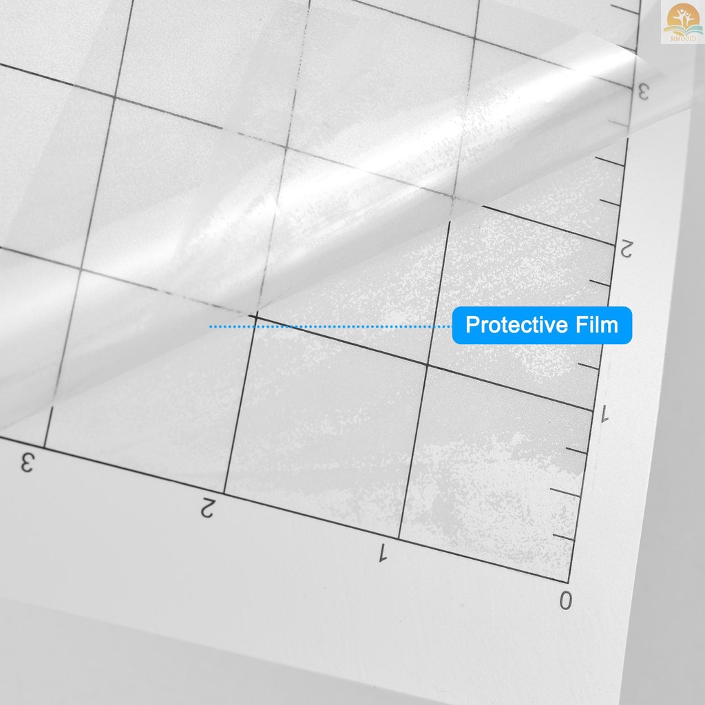 In Stock 20PCS Lembaran Stensil Kosong 8x12in Dengan 3pcs Alas Pemotong Pengganti Non-Slip Gridded Standard Adhesive Cutting Mats Bahan Template Mesin Pemotong Kompatibel Dengan Silho