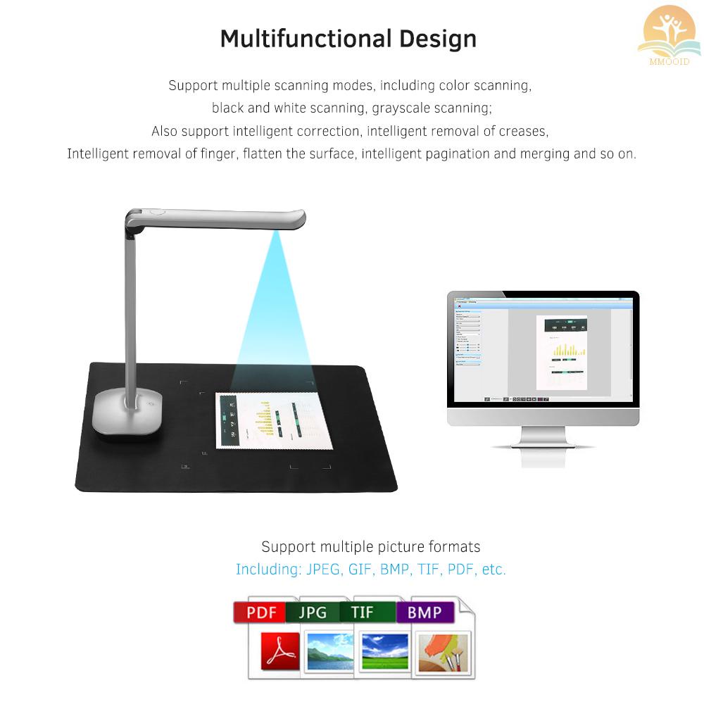 In Stock F50 Lipat HD High Speed USB Buku Gambar Dokumen Kamera Scanner 15mega-Pixels Ukuran Scan A3 &amp; A4 Dengan Lampu LED Untuk Perpustakaan Kantor Kelas Bank Untuk Windows