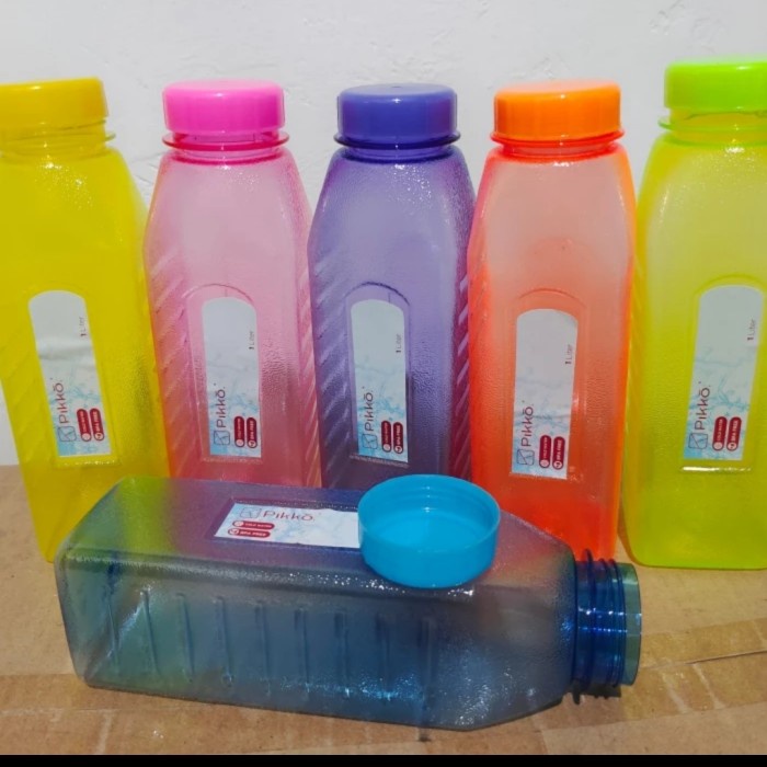 BOTOL AIR MINUM 1 LITER PIKKO PELANGI BMK01 GROSIR MURAH