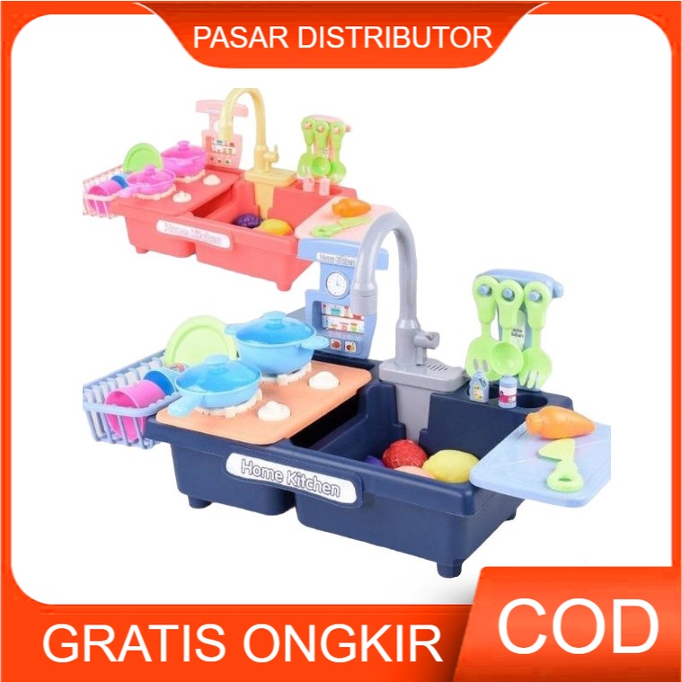 Mainan Anak Home kitchen Cuci Piring Mainan Anak Kitchen Sink Jumbo Mainan Anak Best Gift