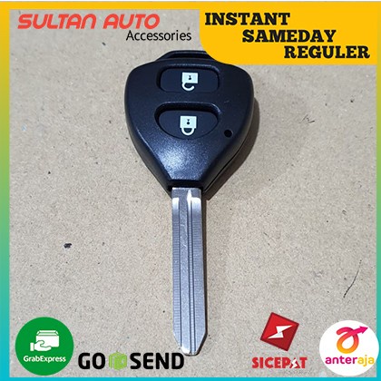 Casing Kunci Alarm Innova / Fortuner / Vios / Yaris lama 2 Tombol